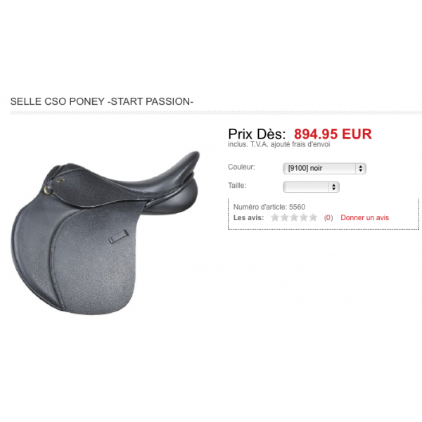 Selle cso « star passion » hkm